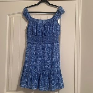 Blue Polka Dot Dress